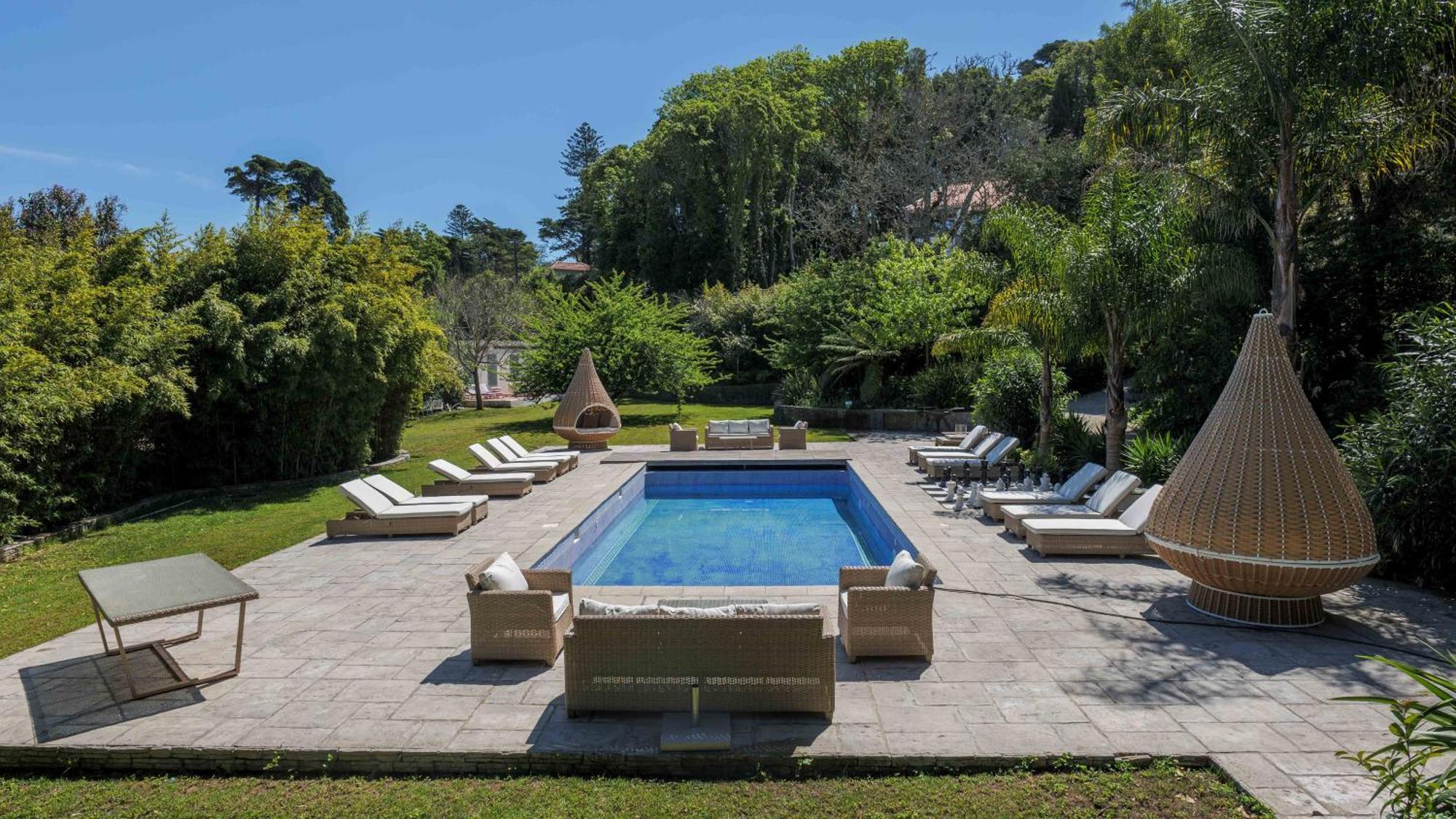 Luxurious Royal Estate In Historic Sintra Paradise Kültér fotó